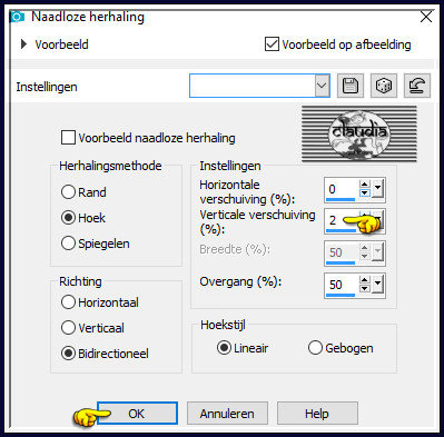 Effecten - Afbeeldingseffecten - Naadloze herhaling